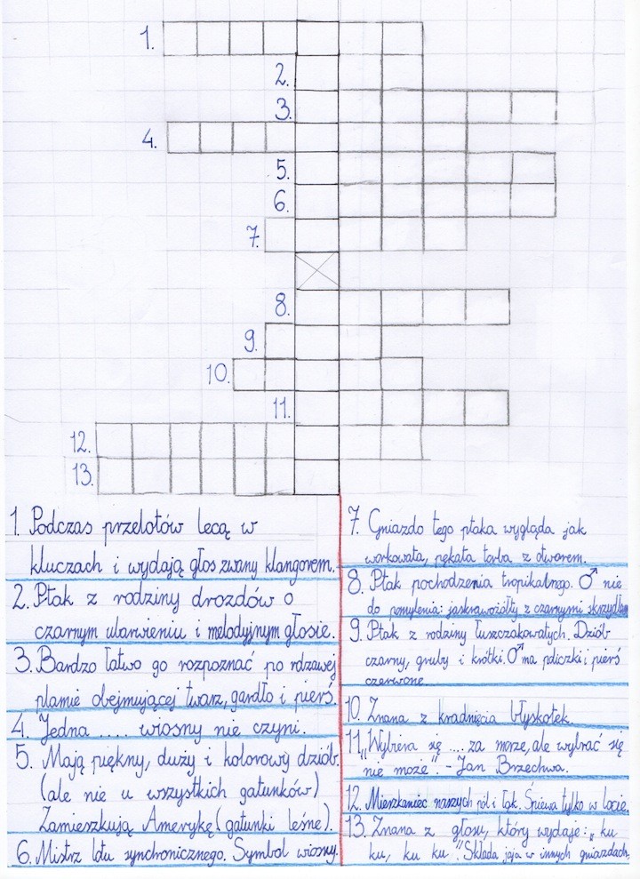 Ptasia krzyżówka :) (odpowiedzi ...