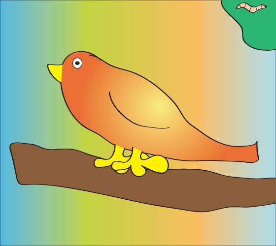 Mój zmyślony ptaszek